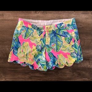 Lilly Pulitzer Scallop Shorts